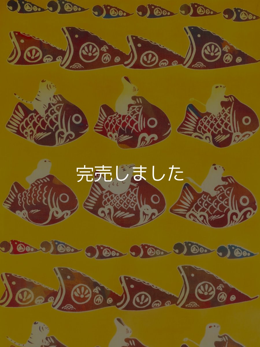 画像1: 【数量限定】2025年干支手ぬぐい　巳 黄【お一人様一点限り】 (1)